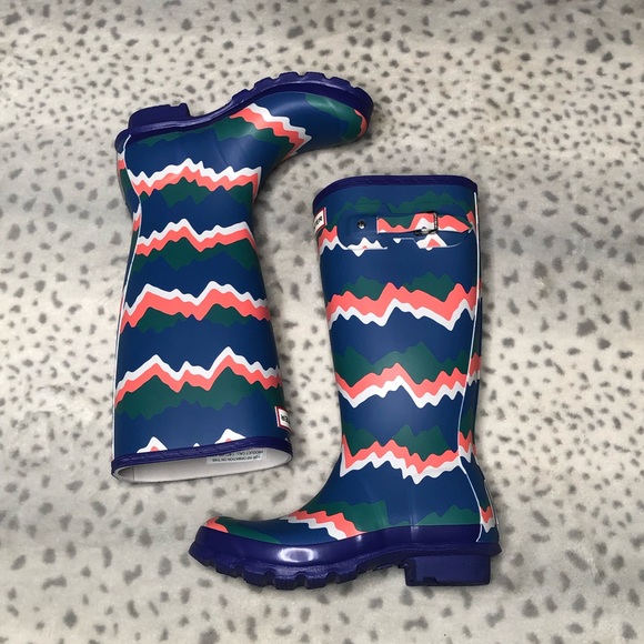 Hunter Originals Big Kid Electric Storm Rain Boot - Picture 4 of 10